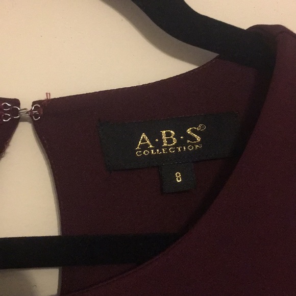 Maroon ABS Collection Dress - Picture 3 of 3